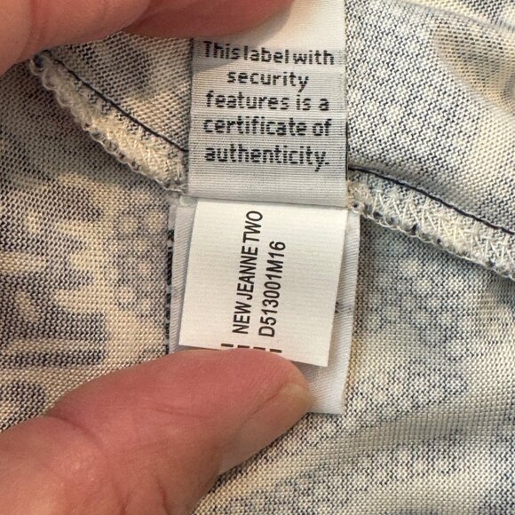 Diane von Furstenberg Navy New Jeanne Two Wrap Navy Dress 100% Silk Size 10 - Picture 11 of 13